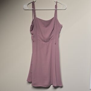 Lola Grace Dusty Lilac Spaghetti Strap Dress